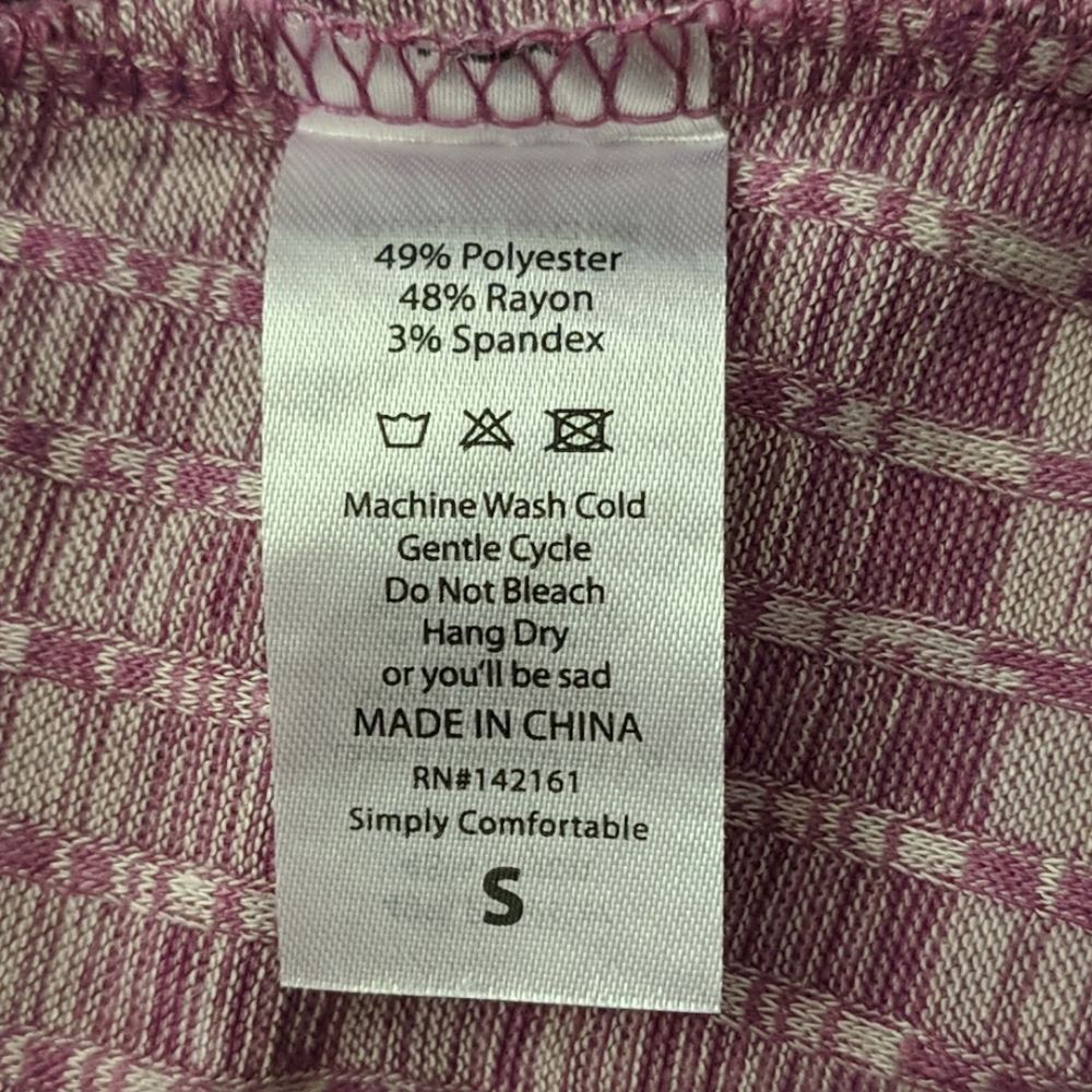 LuLaRoe Sarah Ribbed Striped Robe Long Cardigan - Picture 6 of 6